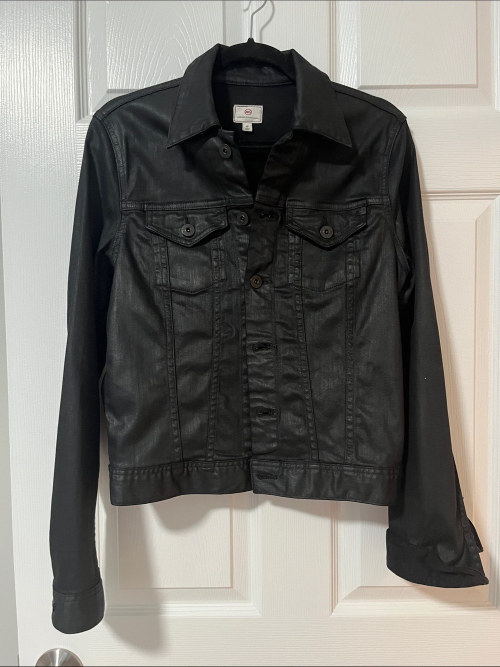 AG Black Women's Waxed Cotton Jacket